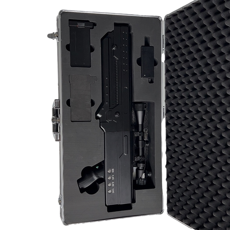  红岗手持便携式枪型低空防御反制四通道B型